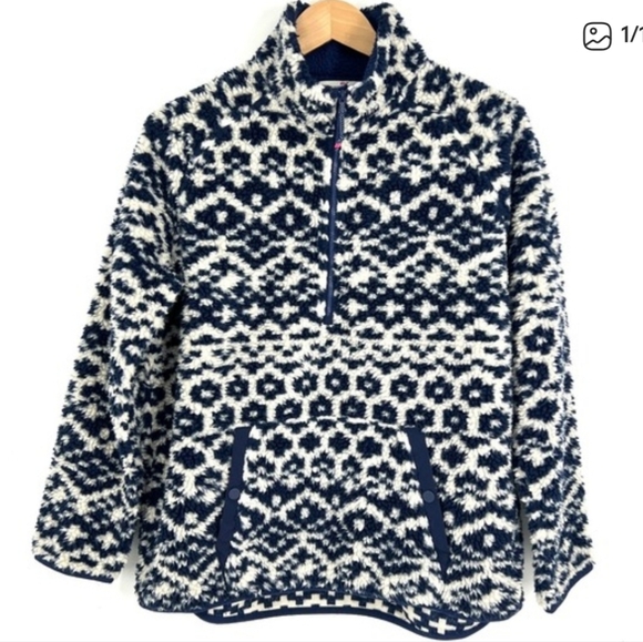 Vineyard Vines Tops - Vineyard Vines Fair Isle Sherpa Popover